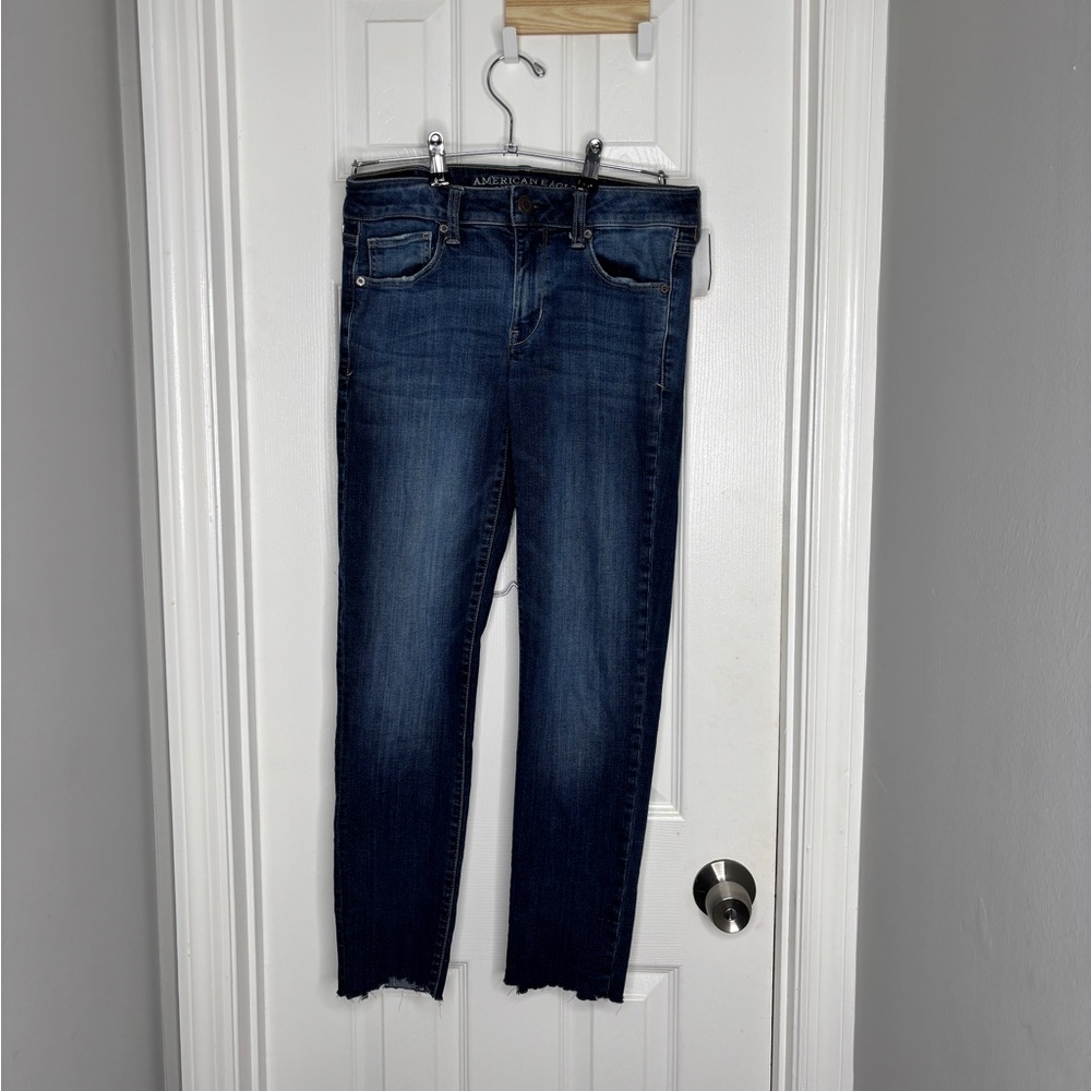American Eagle Outfitters Women's Dark Blue Jeggings
